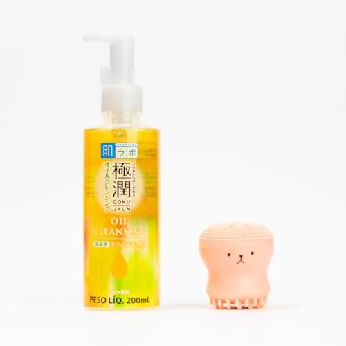 Hada Labo Kit Limpeza Facial Cleansing Oil + Massageador Facial Polvo — foto 2 de 3