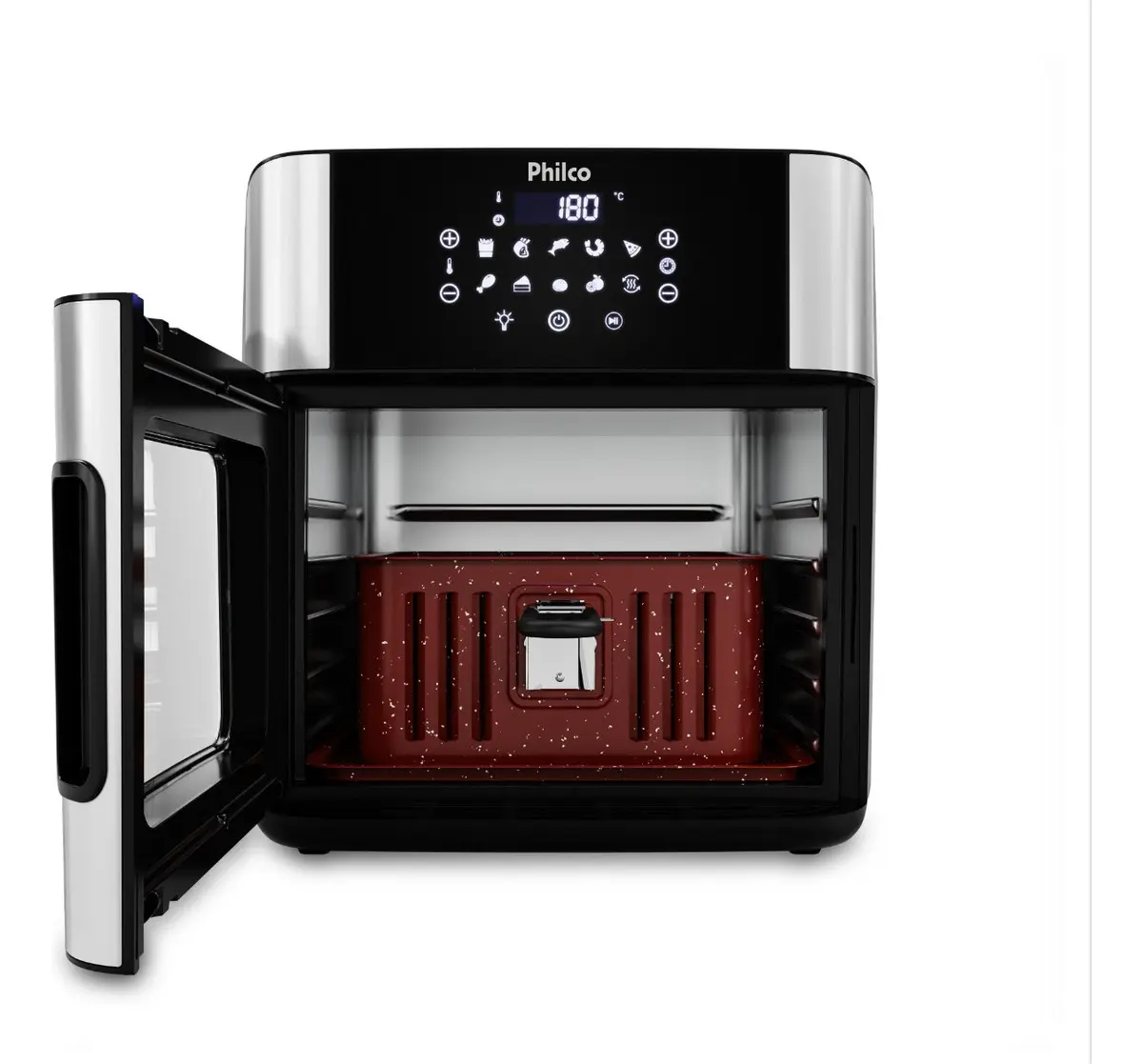 Fritadeira Air Fryer Philco PAF16A 4 Em 1 Painel Digital 16l — foto 6 de 7