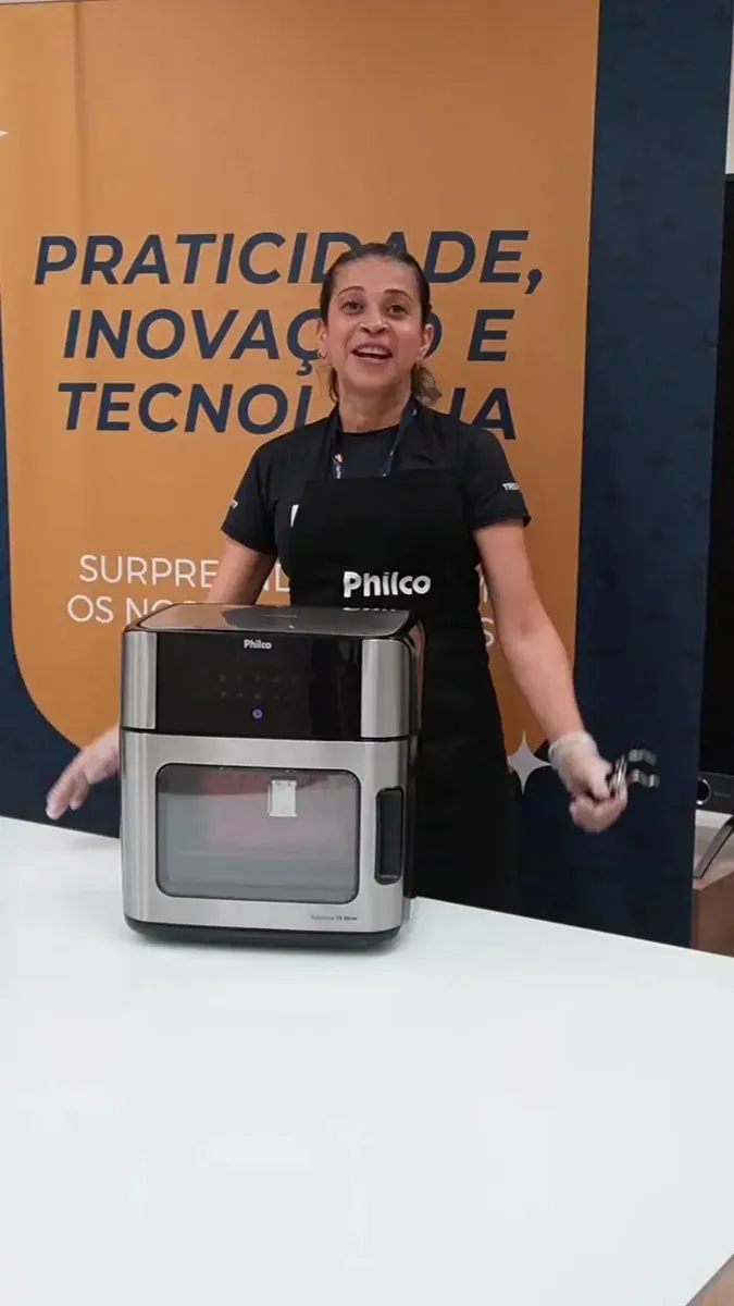 Fritadeira Air Fryer Philco PAF16A 4 Em 1 Painel Digital 16l — foto 4 de 7