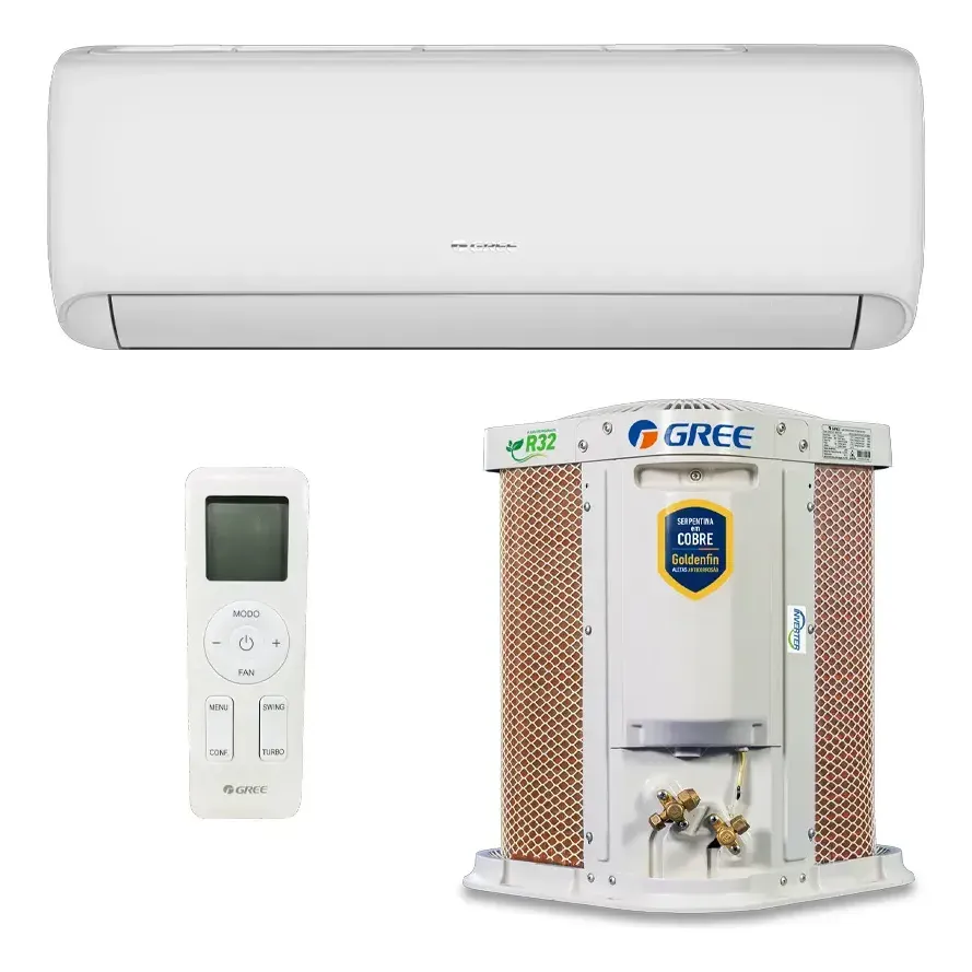 Ar Condicionado Split Hi Wall - Inverter R-32 G-classic Gree 9.000 BTUs Quente/Frio Monofásico — foto 2 de 8